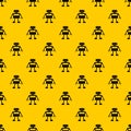 Android robot pattern vector Royalty Free Stock Photo