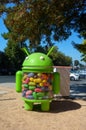 Android statue in Googleplex headquarters main office