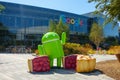 Android statue in Googleplex headquarters main office