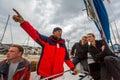 ANDROS, GREECE - Sailors participate in sailing regatta