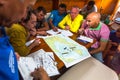 ANDROS, GREECE - Sailors participate in sailing regatta