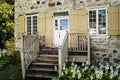 Maison AndrÃÂ©-Benjamin-Papineau House back view Royalty Free Stock Photo