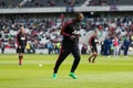 Andy Cole during the warm up on the Pairc Ui Chaoimh pitch for the Liam Miller Tribute match