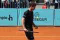 Andy Murray practice. Madrid Open 2015. Royalty Free Stock Photo