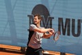 Andy Murray at Madrid Open 2015. Royalty Free Stock Photo