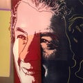 An Andy Warhol Painting of Golda Meir at the Maltz Museum in Cleveland, Ohio