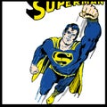 Andy Warhol Superman vector illustration
