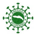 Anegada Reopening Stamp.