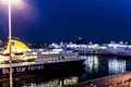 ANEK and BSF ships embarked at Piraeus Port Royalty Free Stock Photo