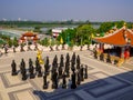 Anek Kusala Sala Chinese Temple, Pattaya, Thailand Royalty Free Stock Photo