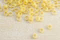 Anellini pasta rings on the table Royalty Free Stock Photo