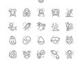 Anemia Well-crafted Pixel Perfect Vector Thin Line Icons 30 2x Grid for Web Graphics and Apps