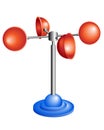 Anemometer Device for Measuring Wind Speed