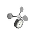 Anemometer icon, isometric 3d style