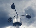 Anemometer, meteorological weather-station Royalty Free Stock Photo