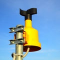 Anemometer on top of pole Royalty Free Stock Photo