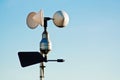 Anemometer on weather station Royalty Free Stock Photo