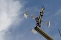 Anemometer and wind vane Royalty Free Stock Photo