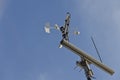 Anemometer and wind vane Royalty Free Stock Photo