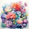 Anemone Symphony: Vibrant Spindles of Marine Artistry