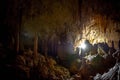 Anemoptera Cave is found near the Pramanda village, with its abundant stalagmite deposits and underground waterfalls and lakes