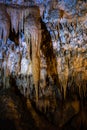 Anemoptera Cave is found near the Pramanda village, with its abundant stalagmite deposits and underground waterfalls and lakes