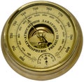 Aneroid barometer Royalty Free Stock Photo