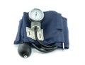 Aneroid Sphygmomanometer isolated on white background Royalty Free Stock Photo