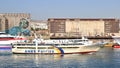 An Anes Ferries Ship Arrives in Piraeus, Greece Royalty Free Stock Photo