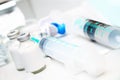 Anesthetic drugs and syringes