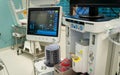 Anesthetic machine located in the operating room