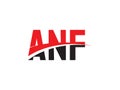 ANF Letter Initial Logo Design Vector Illustration