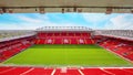 Anfield stadium, the home ground of Liverpool football club in UK