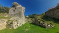 Anfiteatro Severiano in beautiful town of Albano Laziale timelapse hyperlapse, Italy Royalty Free Stock Photo