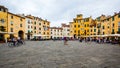 Anfiteatro square in Lucca Royalty Free Stock Photo