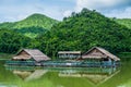 Ang Kep Nam Khao Wong an old traditional house in the lake of khao wong.