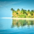 Angaga. Ari Atoll. Royalty Free Stock Photo