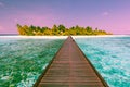 Angaga Resort. Maldives. Royalty Free Stock Photo