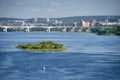 Angara River in Irkutsk, Siberia