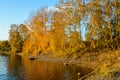 Angara River in Listvyanka. Royalty Free Stock Photo
