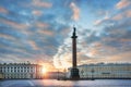 Angel on the Alexander Column on Palace Square