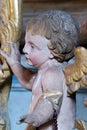 Angel, altar of the Holy Cross in the Church of Our Lady of Jerusalem at Trski Vrh in Krapina, Croatia