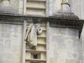 Angel ascending on the cathedral in the city of Bath Royalty Free Stock Photo