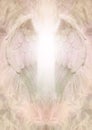 Angel Blessing Golden Memo Background Template