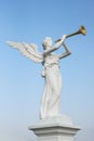 Angel blowing a trumpet