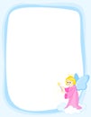 Angel border frame Royalty Free Stock Photo