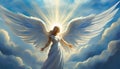 Angel bringing Light Royalty Free Stock Photo