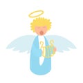 Angel choir singer icon.