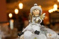 Angel Christmas decoration Royalty Free Stock Photo