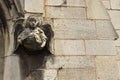 Angel on church wall Royalty Free Stock Photo